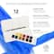 Daler-Rowney® Aquafine Half Pan Travel 12 Color Watercolor Set